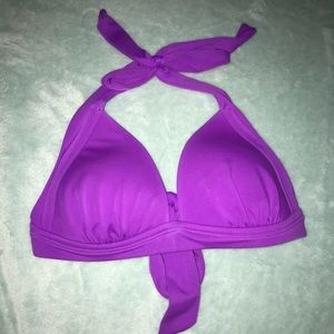 purple bikini top